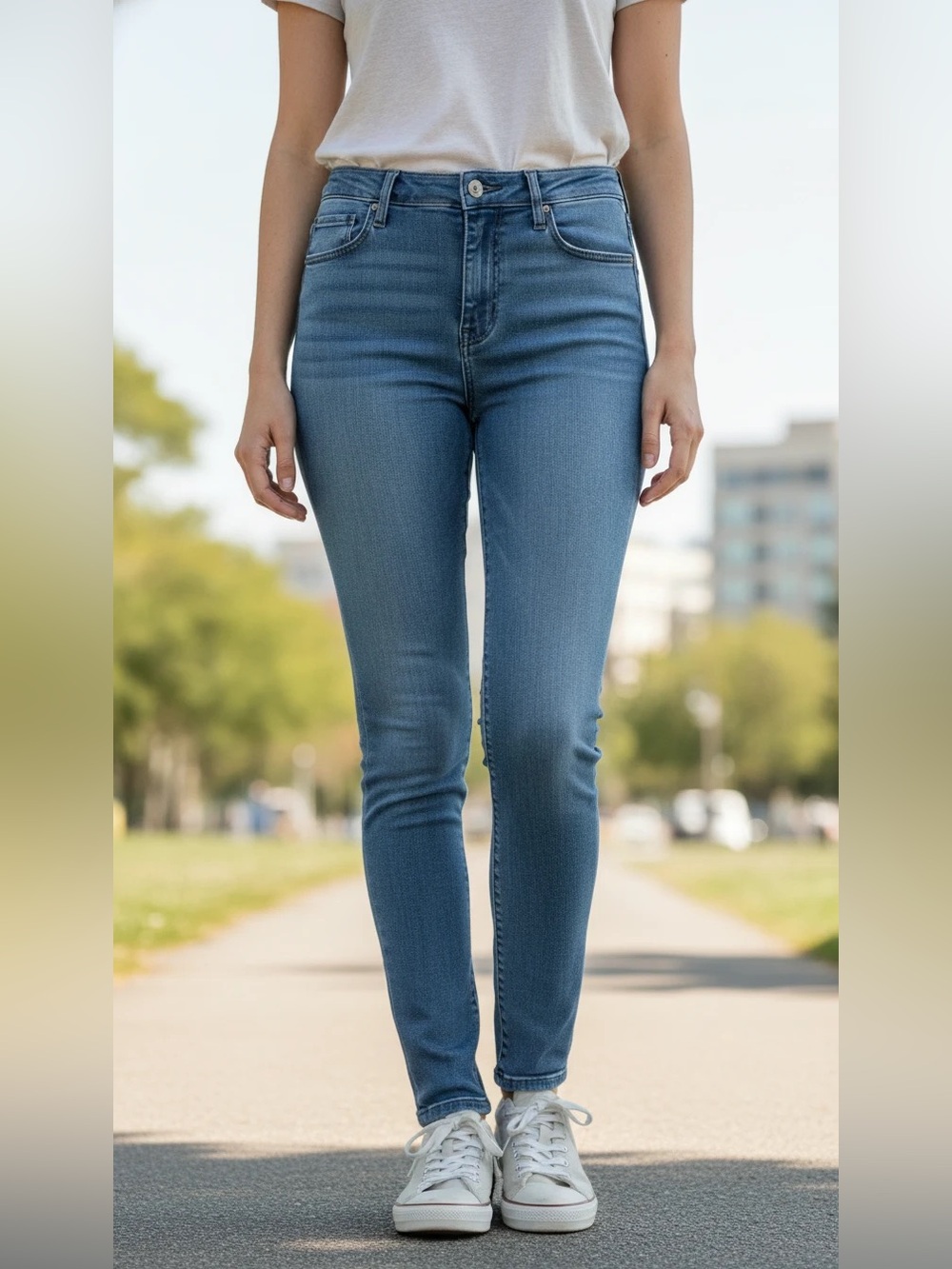 Abercrombie & Fitch Women's Simone Super Skinny High Rise Jeans. Size 8
